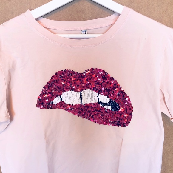 T-Shirt w/ Sequins - Picture 3 of 3